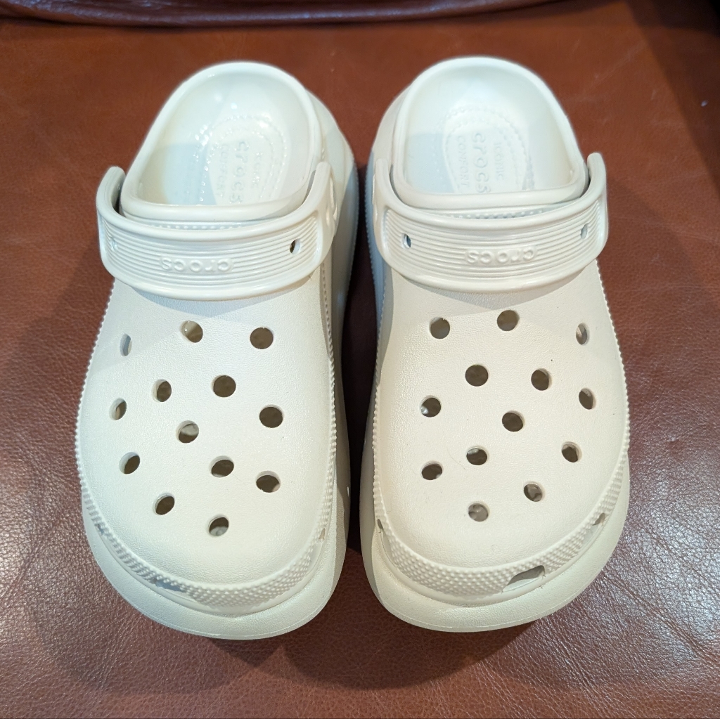 Crocs Unisex Cream Clogs